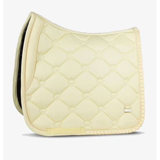 PS of Sweden - Dressage Saddle Pad - Yellow Ruffle - Sovereign Equestrian