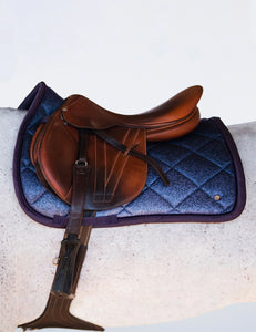 PS of Sweden - Ombre Jump Saddle Pad - Plum - Sovereign Equestrian